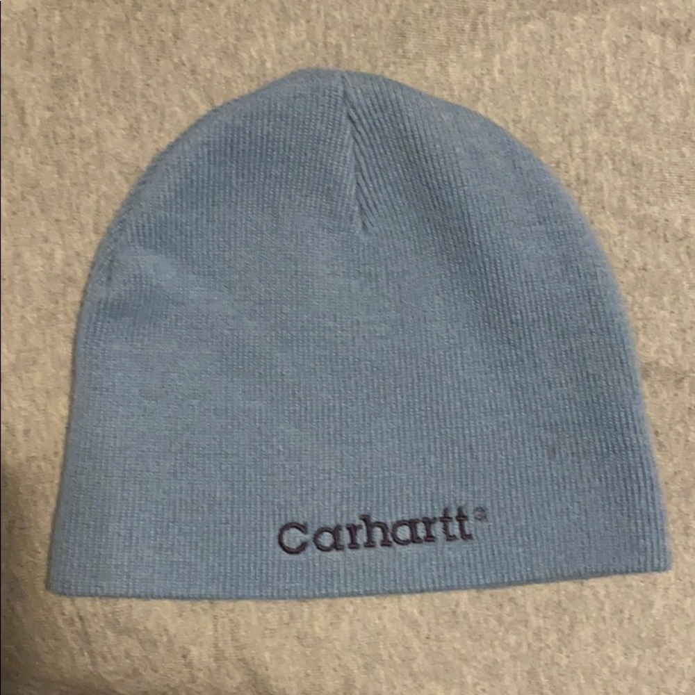 Baby blue Carhartt beanie